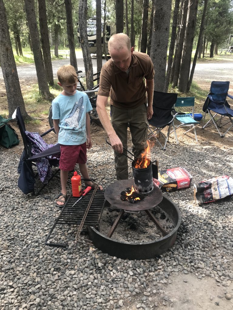 campfire cooking idaho