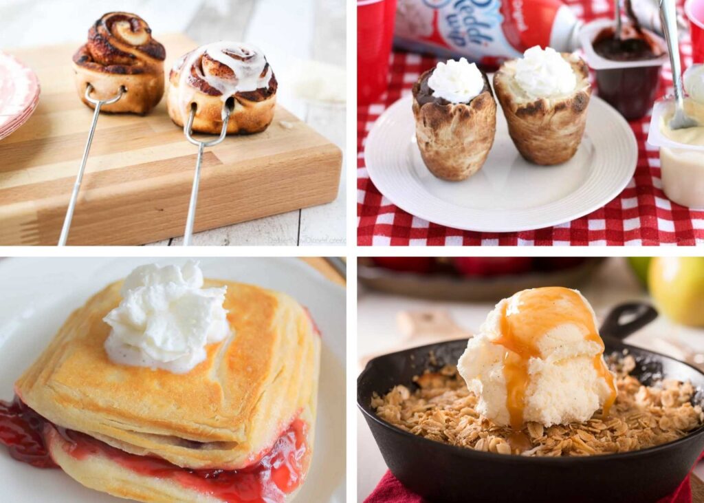 camping desserts kids can cook alone